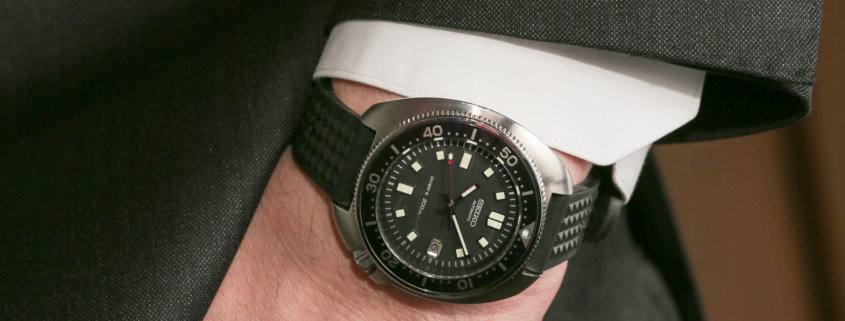 Seiko Prospex 1970 Diver’s Re-Creation Limited Edition wristshot