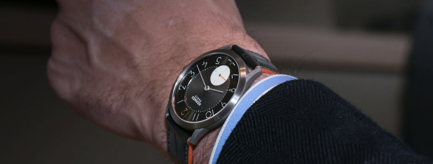 Slim D’Hermès Titane on the wrist