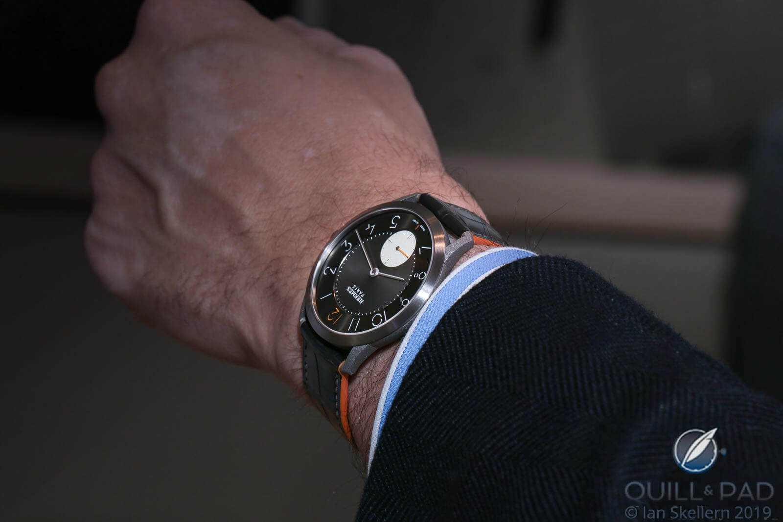 Slim D’Hermès Titane on the wrist