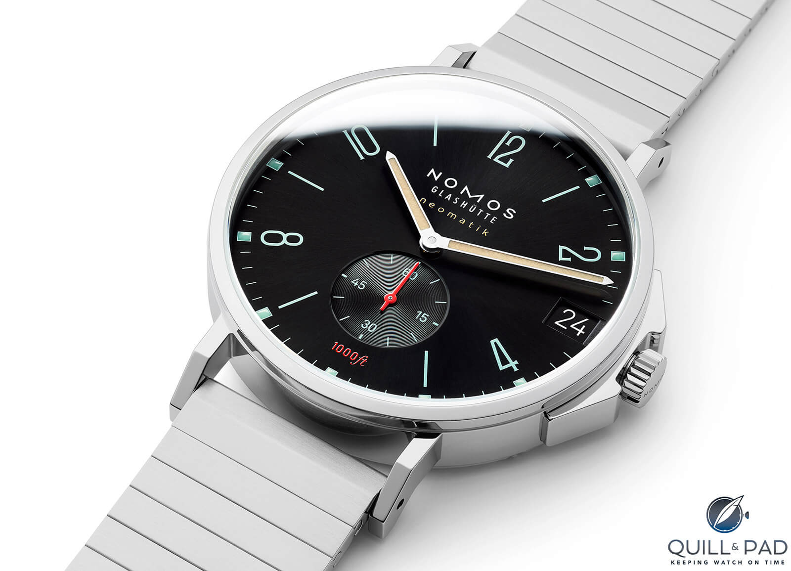 Nomos Glashütte Tangente Sport Neomatik 42 Date with black dial