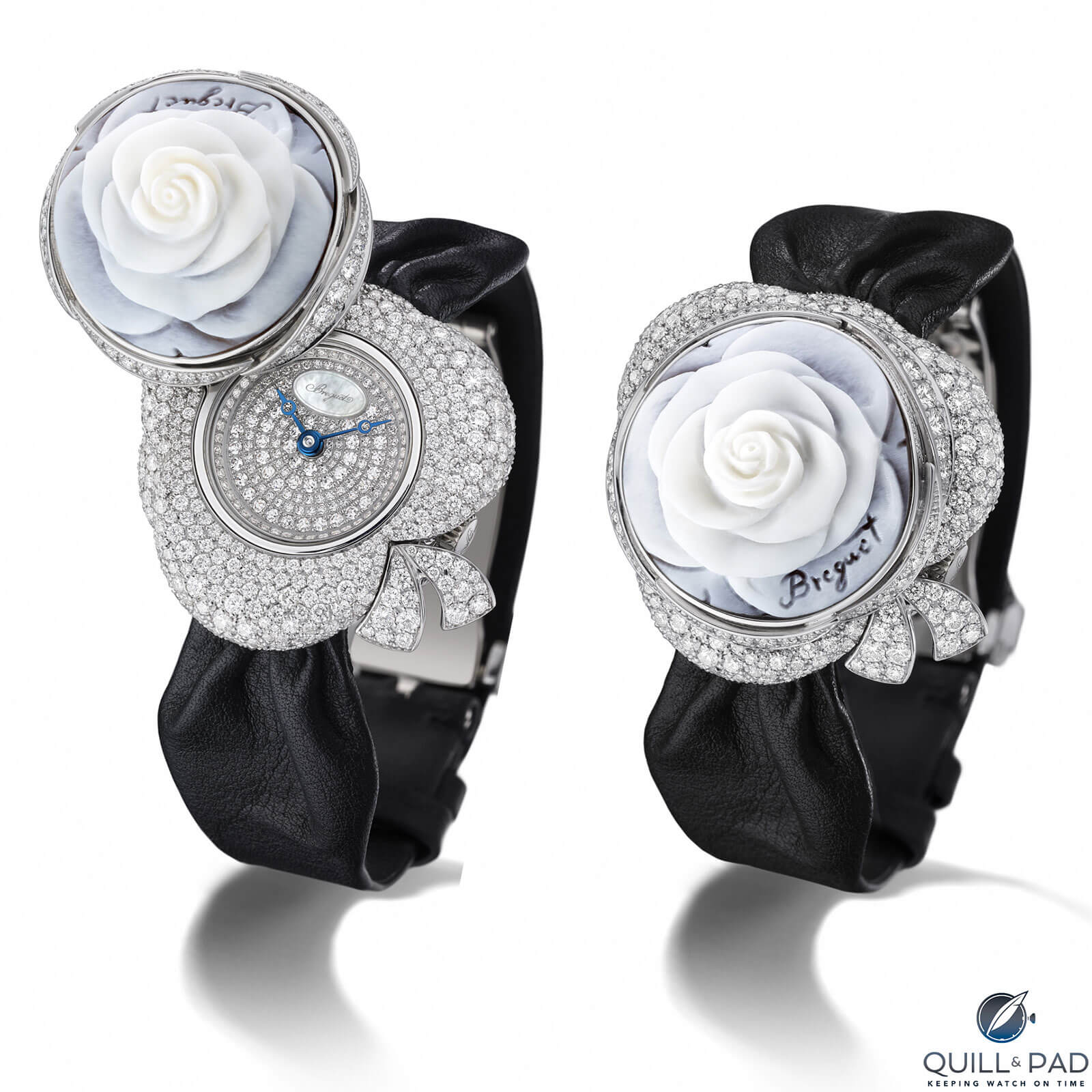 Breguet Secret de la Reine watch open and closed