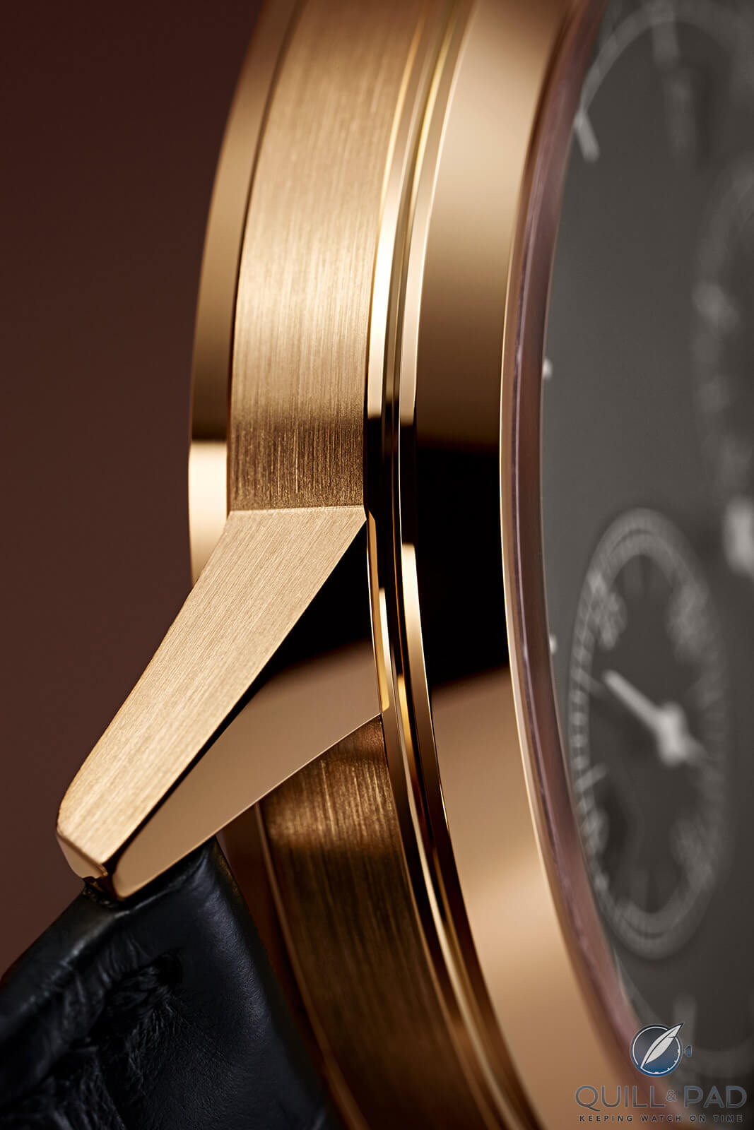 Angular polished and brushed lug of the Patek Philippe Reference 5235/50R-001