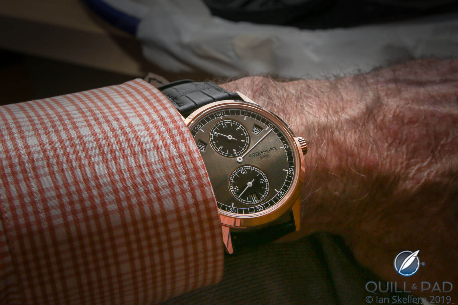 Patek Philippe Reference 5235/50R-001 Annual Calendar wristshot