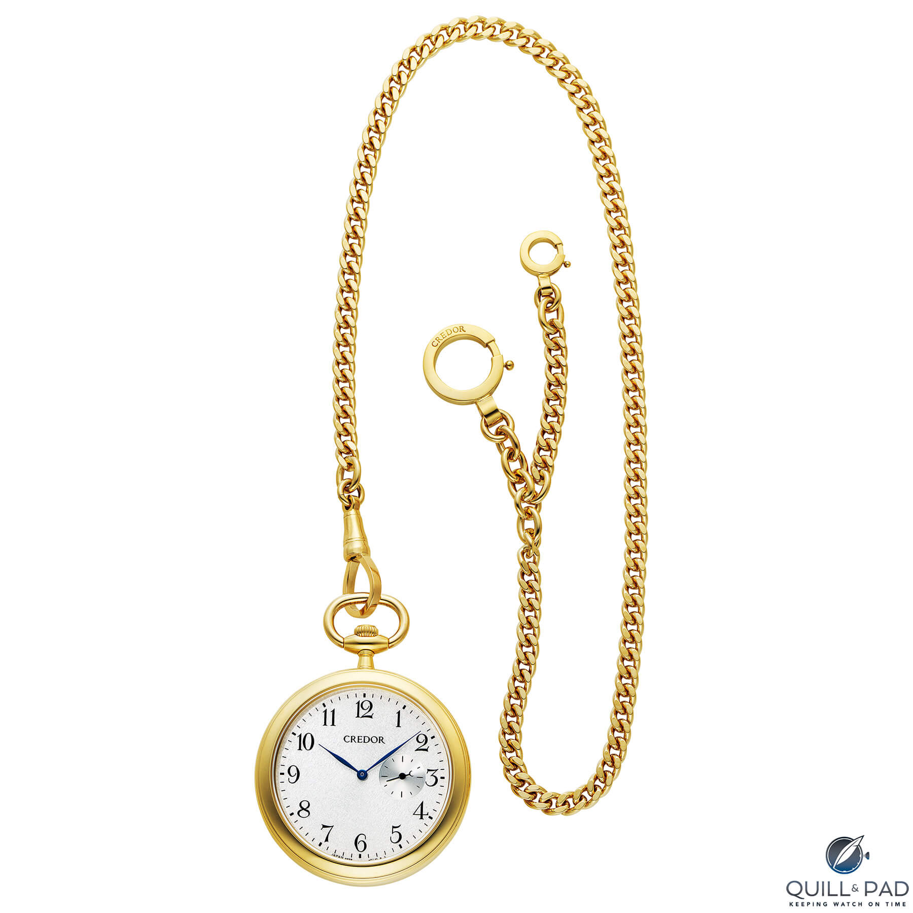 Seiko Credor Reference GXBE998 Pocket Watch on chain