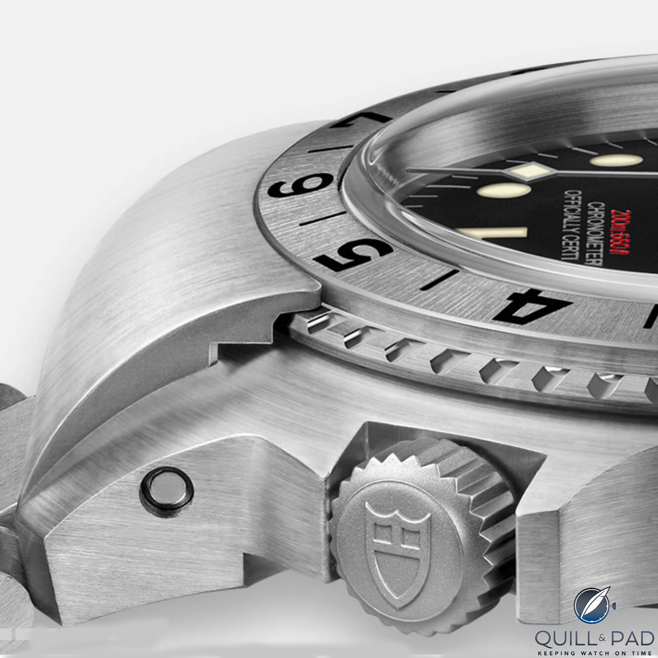 Protected crown of the Tudor Black Bay P01