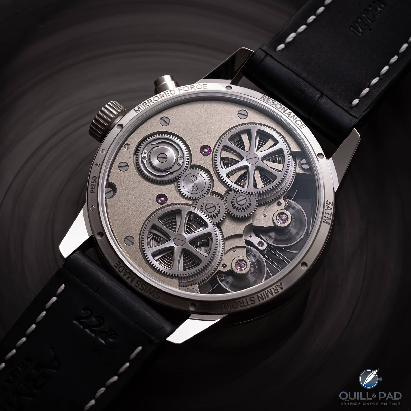 Armin Strom Zeitgeist from the back